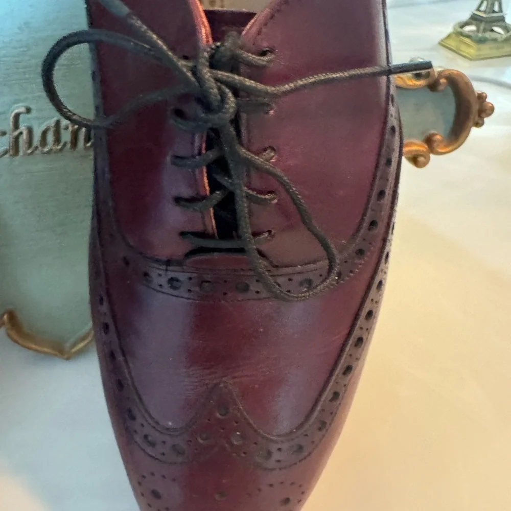 Johnston & Murphy Burgundy Aristocraft Shoes US 9.5